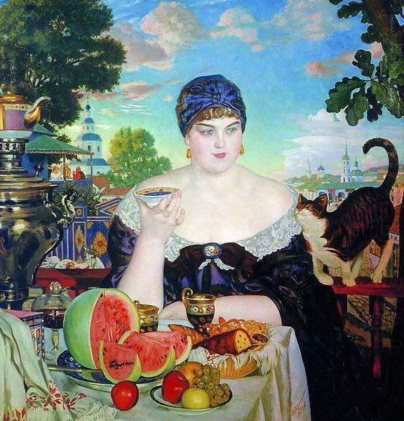 Boris Kustodiev The Merchant Wife china oil painting image